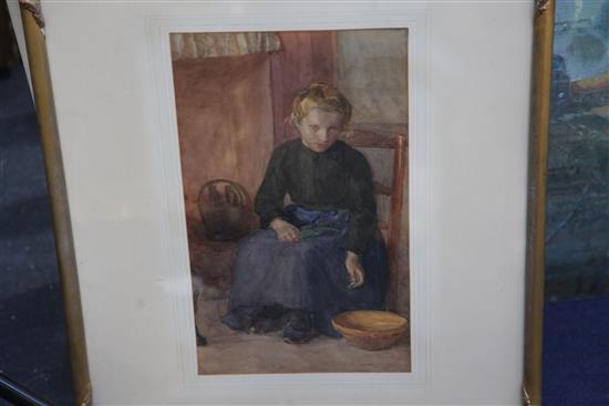 May Furniss (Mrs W. Shackleton) Exh.1898-1940 Pastoral scenes and portraits with Mays sketch books and paint boxes